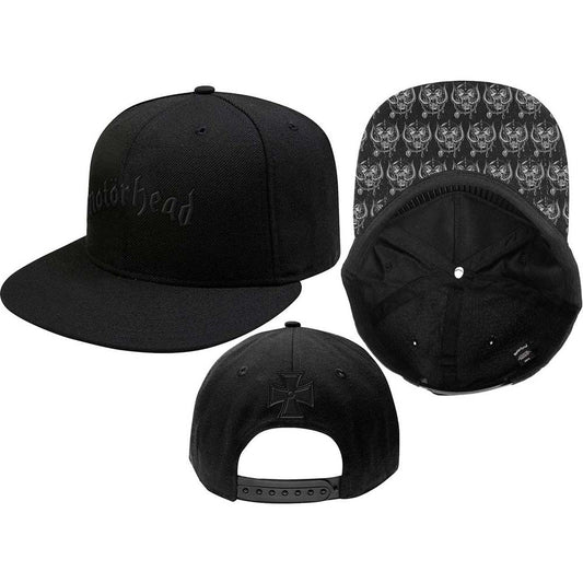 Motorhead Unisex Snapback Cap: Logo & Warpig Snapback-pet