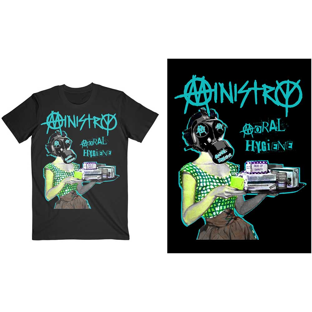 Ministry Unisex T-Shirt: Moral Hygiene Gasmask T-Shirt