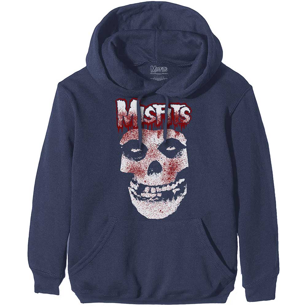 Misfits Unisex Pullover Hoodie: Blood Drip Skull Trui met capuchon