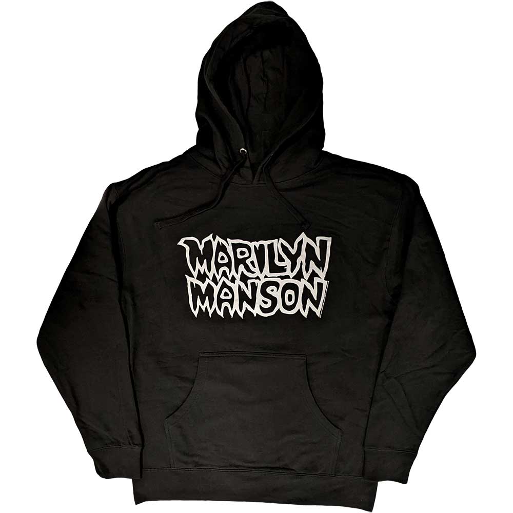 Marilyn Manson Unisex Pullover Hoodie: Classic Logo Trui met capuchon