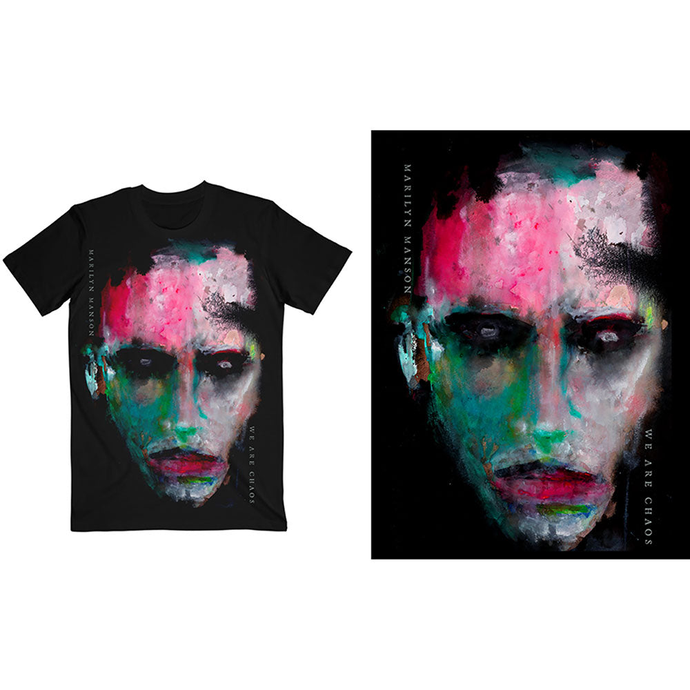 Marilyn Manson Unisex T-Shirt: We Are Chaos Cover T-Shirt