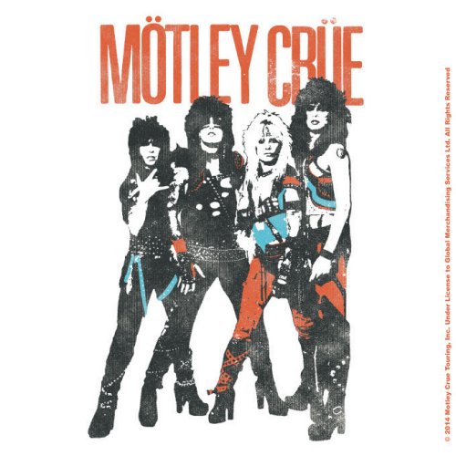 Motley Crue Single Cork Coaster: Vintage World Tour Onderzetter