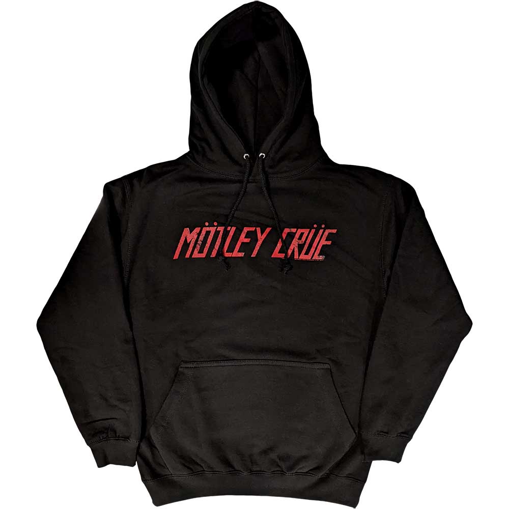 Motley Crue Unisex Pullover Hoodie: Distressed Logo Trui met capuchon