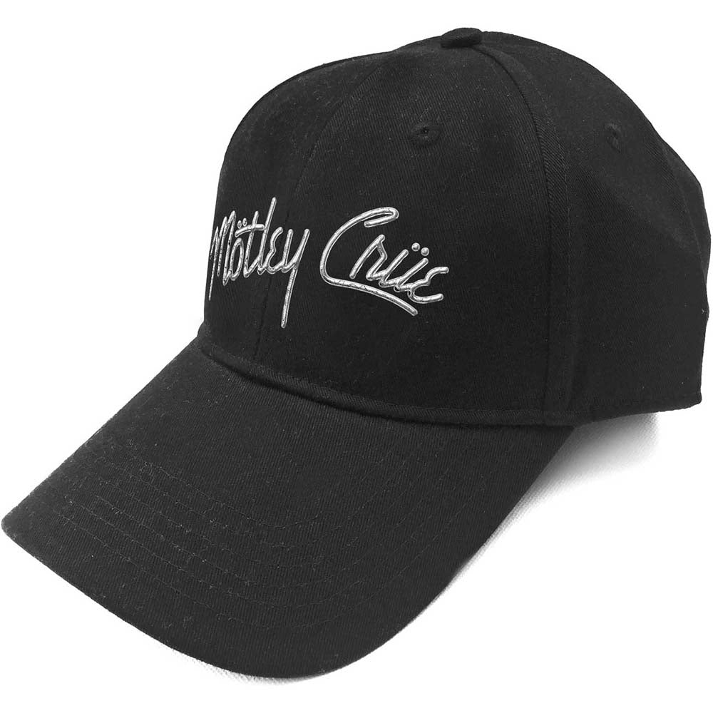 Motley Crue Unisex Baseball Cap: Logo (Sonic Silver) Baseballpet