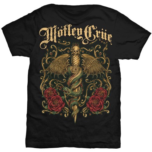 Motley Crue Unisex T-Shirt: Exquisite Dagger T-Shirt