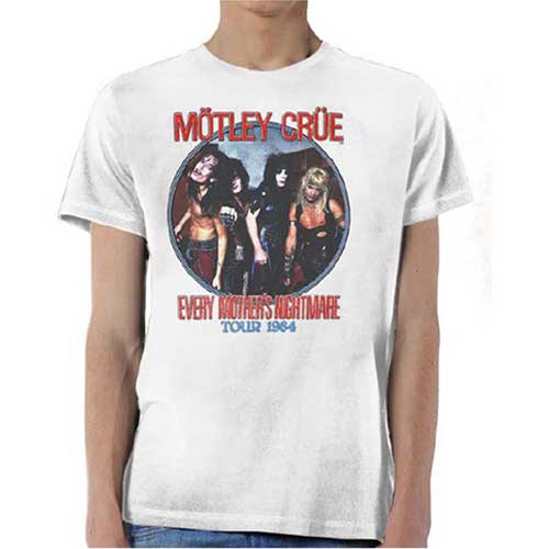 Motley Crue Unisex T-Shirt: Every Mothers Nightmare T-Shirt