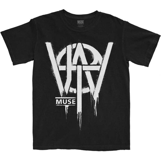 Muse Unisex T-Shirt: Will of the People Stencil T-Shirt