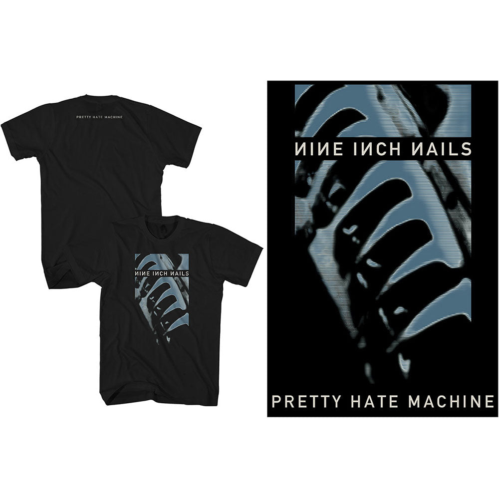 Nine Inch Nails Unisex T-Shirt: Pretty Hate Machine (Back Print) T-Shirt