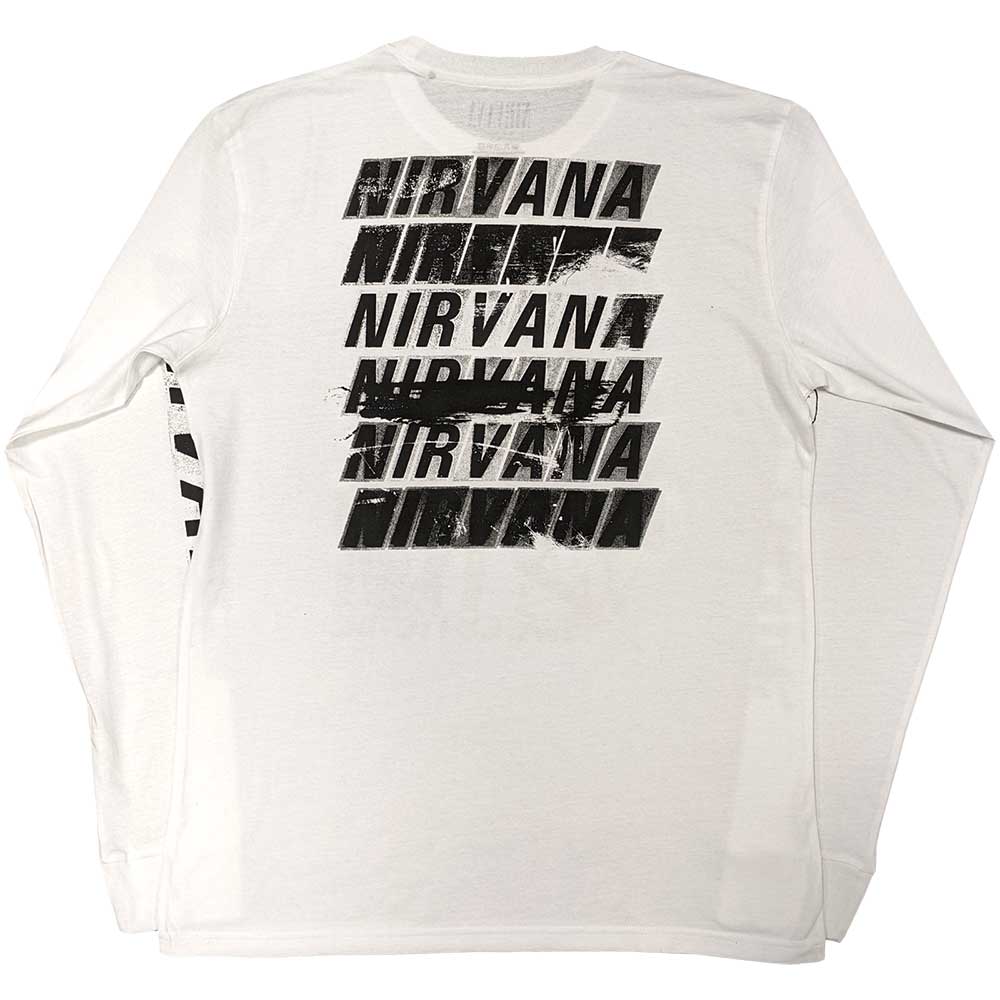 Nirvana Unisex Long Sleeve T-Shirt: Incesticide (Back & Sleeve Print) Long Sleeve T-Shirt
