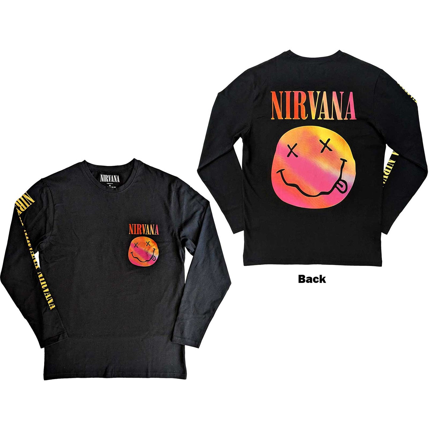 Een foto van een Long Sleeve T-Shirt van Nirvana.