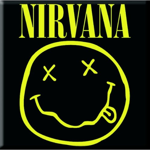 Nirvana Fridge Magnet: Happy Face Koelkastmagneet