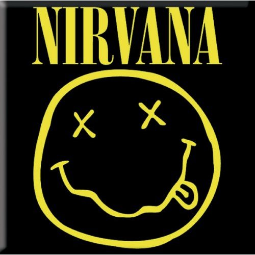 Nirvana Fridge Magnet: Happy Face Koelkastmagneet