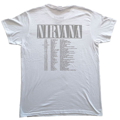 Nirvana Unisex T-Shirt: In Utero Tour (Back Print) T-Shirt