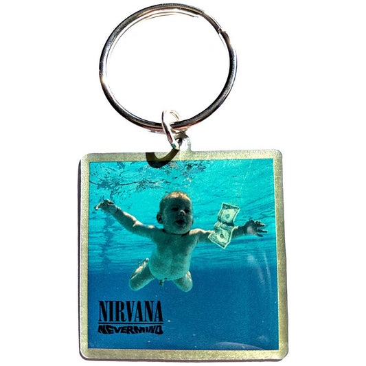 Nirvana Keychain: Nevermind Photo Print Sleutelhanger