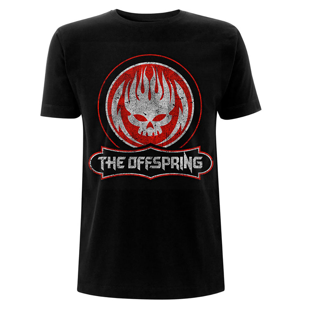 The Offspring Unisex T-Shirt: Distressed Skull T-Shirt