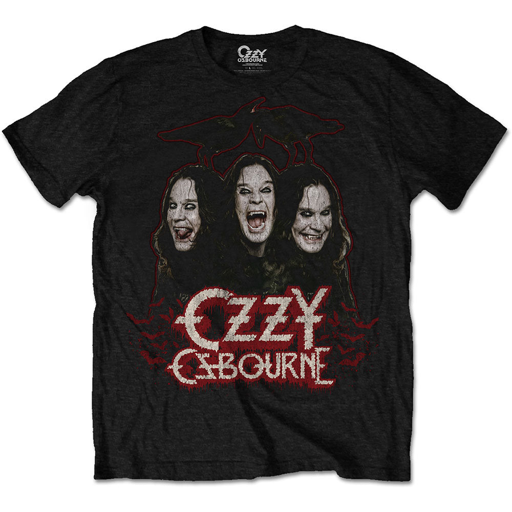 Ozzy Osbourne Unisex T-Shirt: Crows & Bars T-Shirt