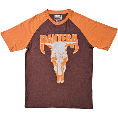 Pantera Unisex Raglan T-Shirt: Skull Raglan T-Shirt