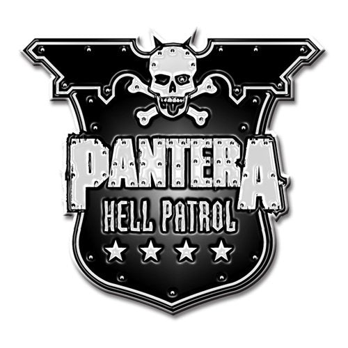 Pantera Pin Badge: Hell Patrol Shield Speld