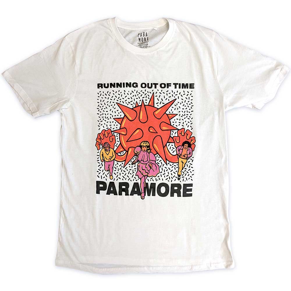 Paramore Unisex T-Shirt: Running Out Of Time T-Shirt