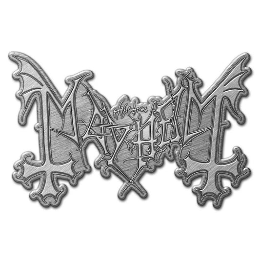 Mayhem Pin Badge: Logo (Die-Cast Relief) Speld