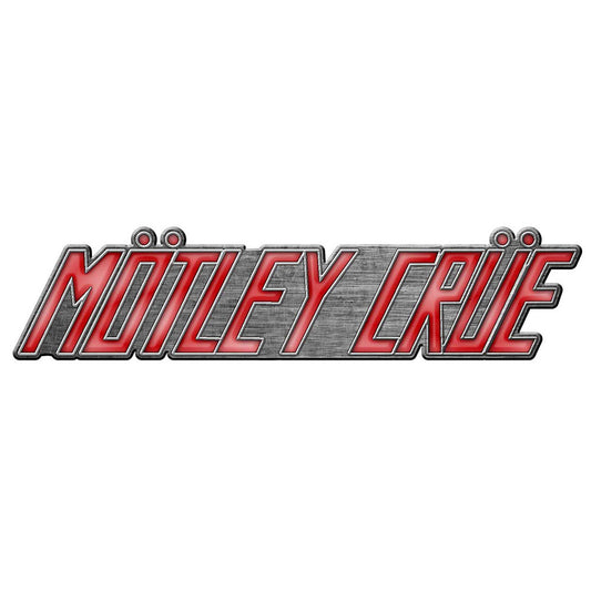 Motley Crue Pin Badge: Logo (Enamel In-Fill) Speld