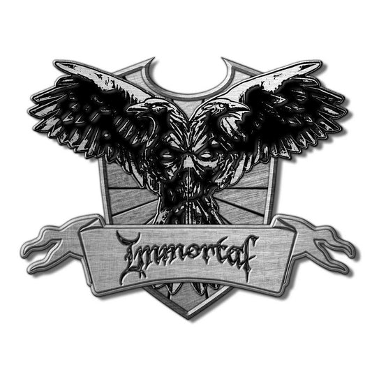 Immortal Pin Badge: Crest (Die-Cast Relief) Speld