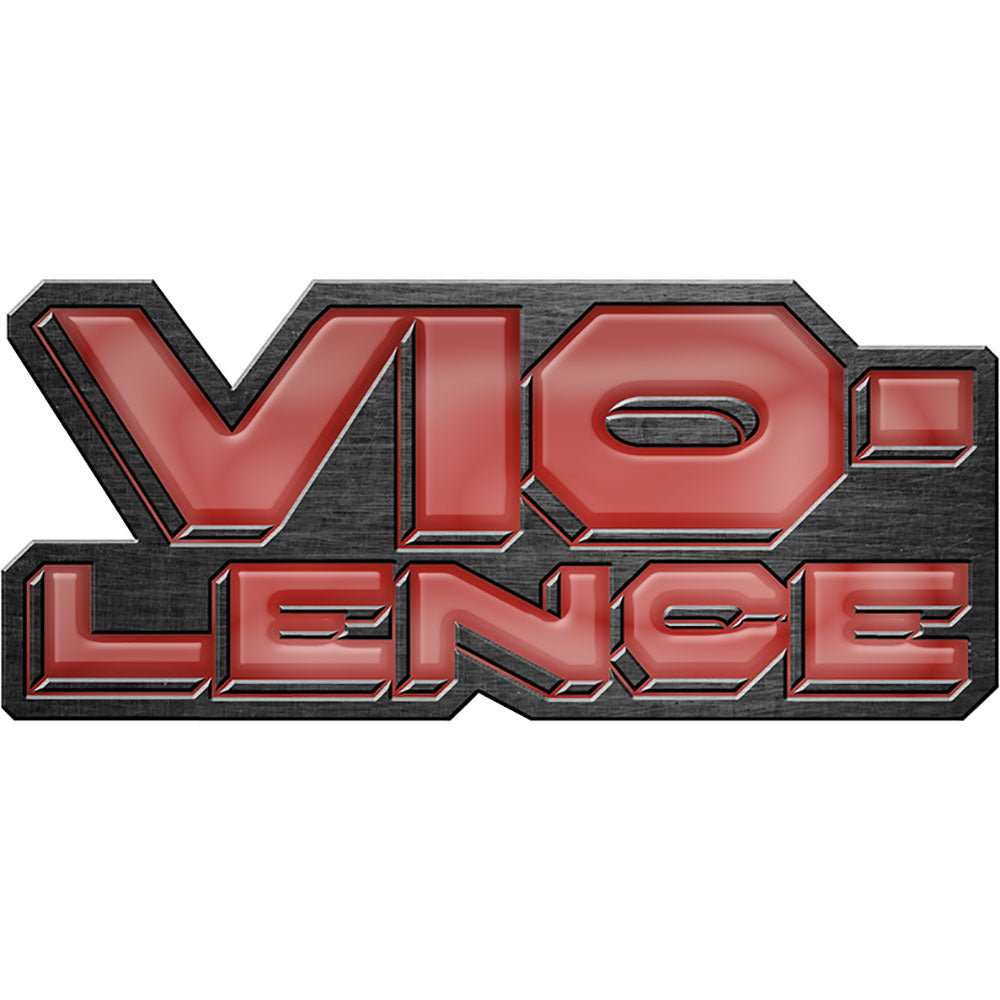 Vio-Lence Pin Badge: Logo (Enamel In-Fill) Speld