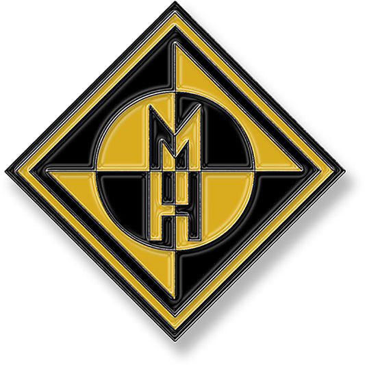 Machine Head Pin Badge: Diamond Logo (Enamel In-Fill) Speld
