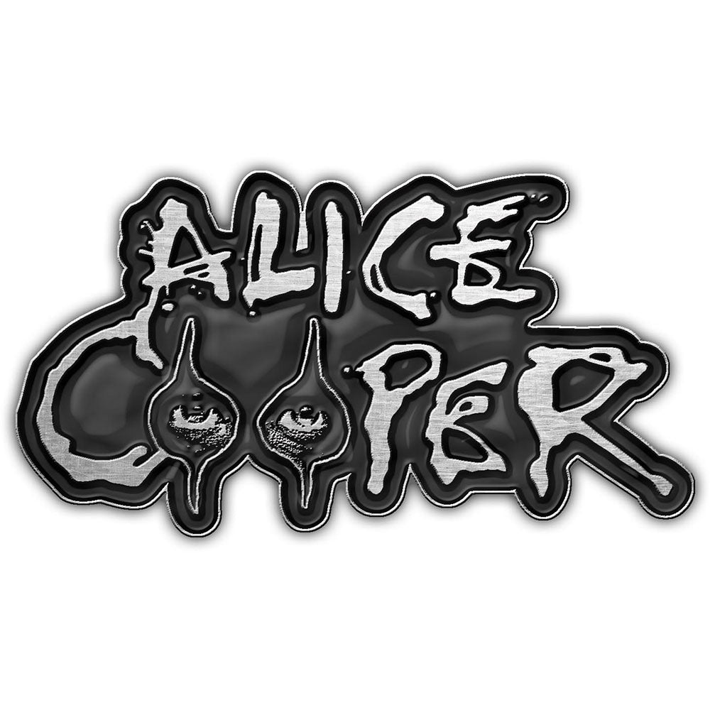 Alice Cooper Pin Badge: Eyes (Enamel In-Fill) Speld