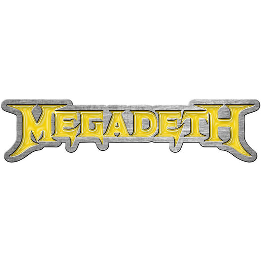 Megadeth Pin Badge: Logo (Enamel In-Fill) Speld