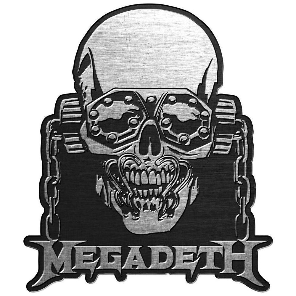 Megadeth Pin Badge: Vic Rattlehead (Enamel In-Fill) Speld