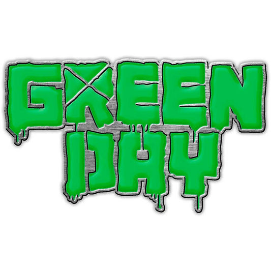 Green Day Pin Badge: Logo (Enamel In-Fill) Speld