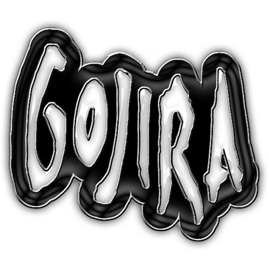 Een foto van een Pin Badge van Gojira.