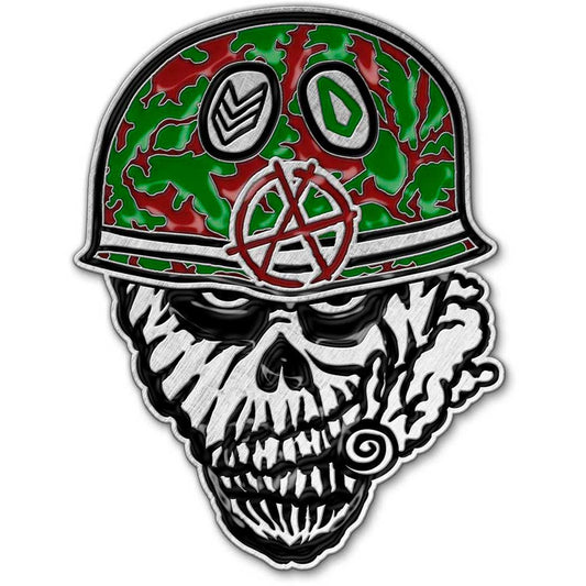 Een foto van een Pin Badge van Stormtroopers of Death.