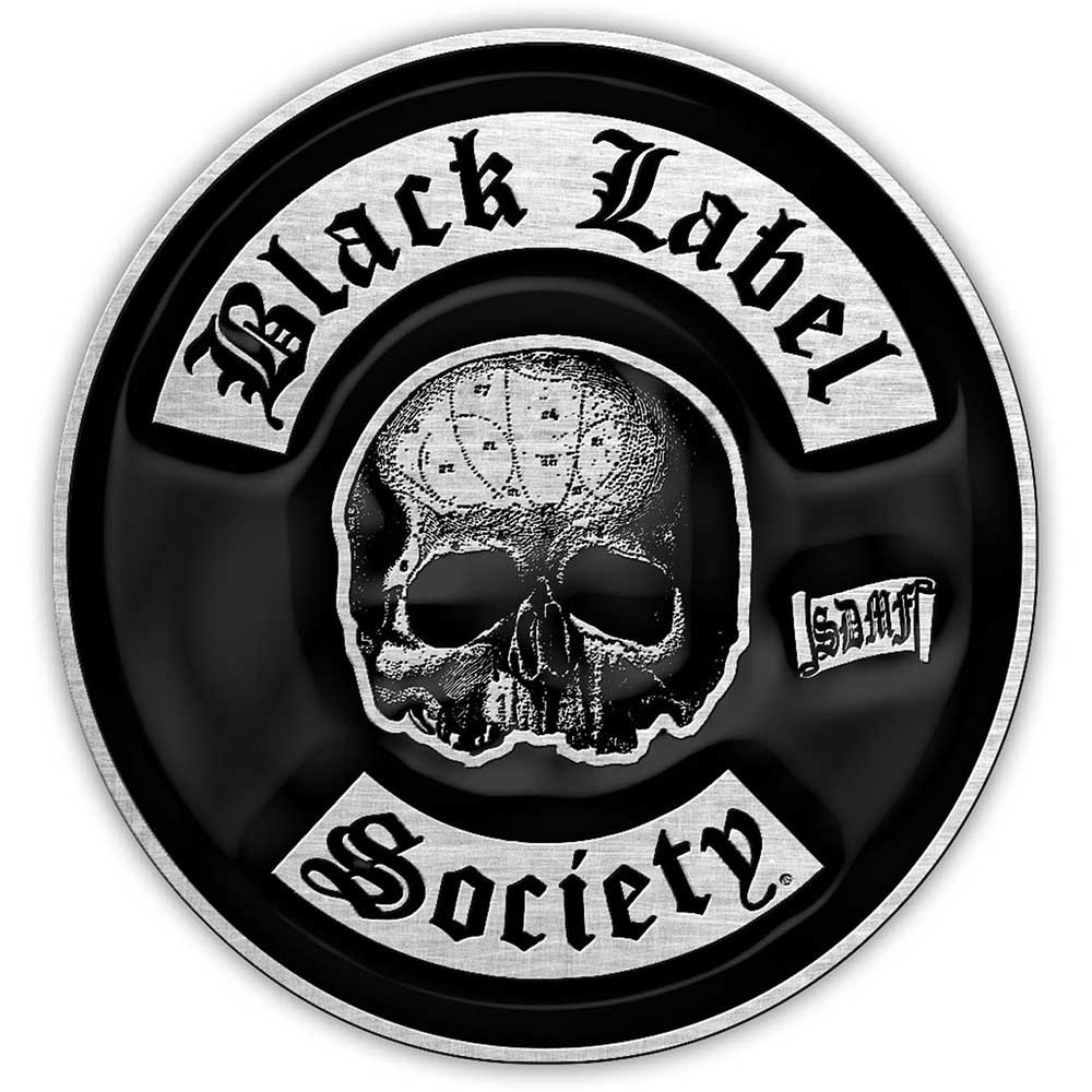 Een foto van een Pin Badge van Black Label Society.