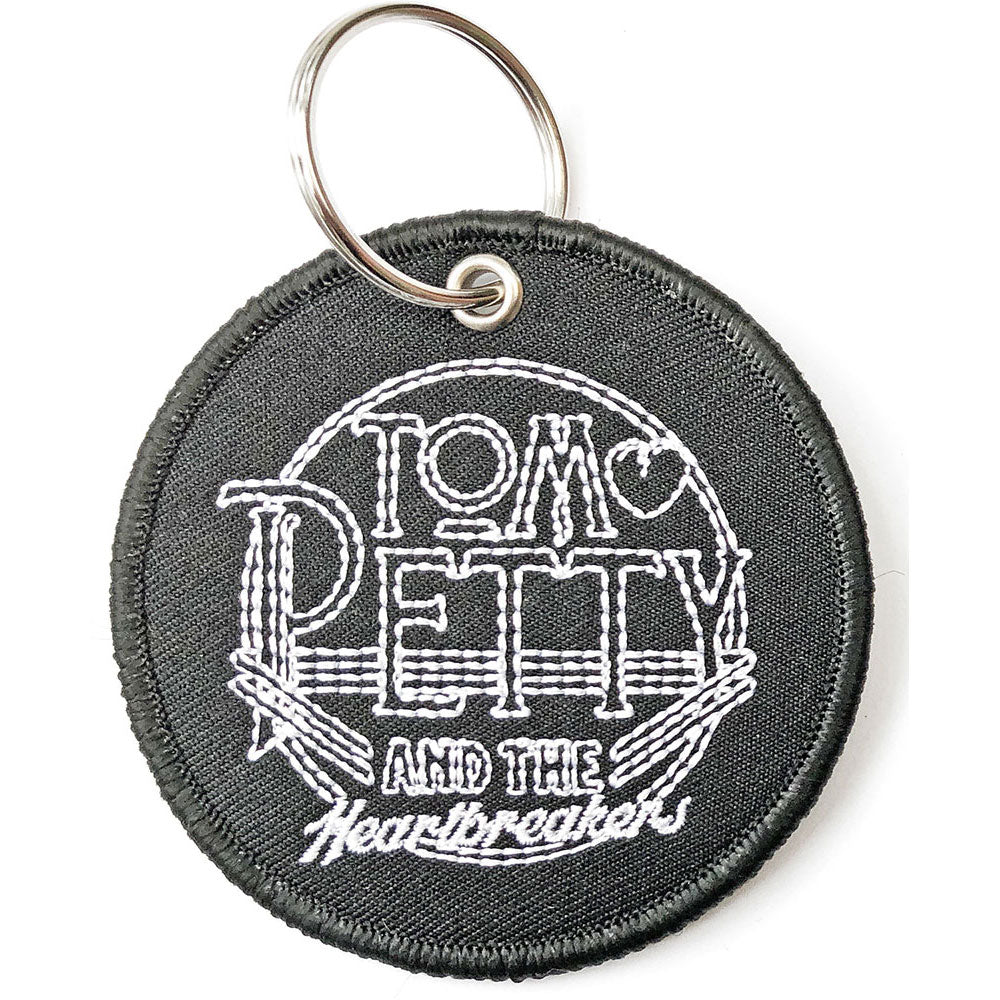 Tom Petty & The Heartbreakers Keychain: Circle Logo (Double Sided Patch) Sleutelhanger