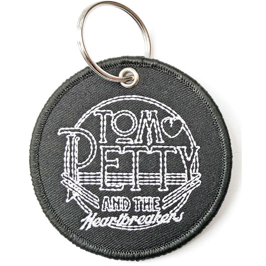 Tom Petty & The Heartbreakers Keychain: Circle Logo (Double Sided Patch) Sleutelhanger