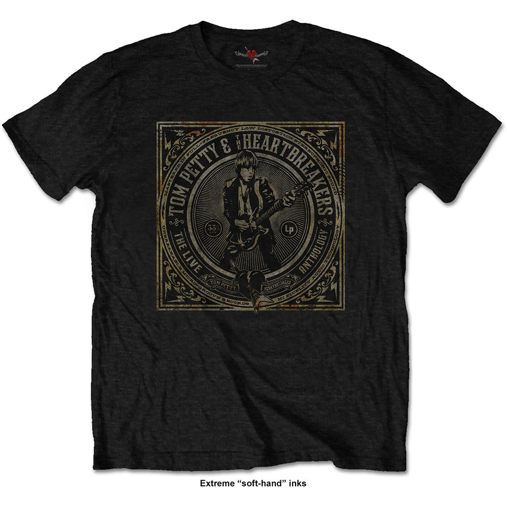 Tom Petty & The Heartbreakers Unisex T-Shirt: Live Anthology (Soft Hand Inks) T-Shirt