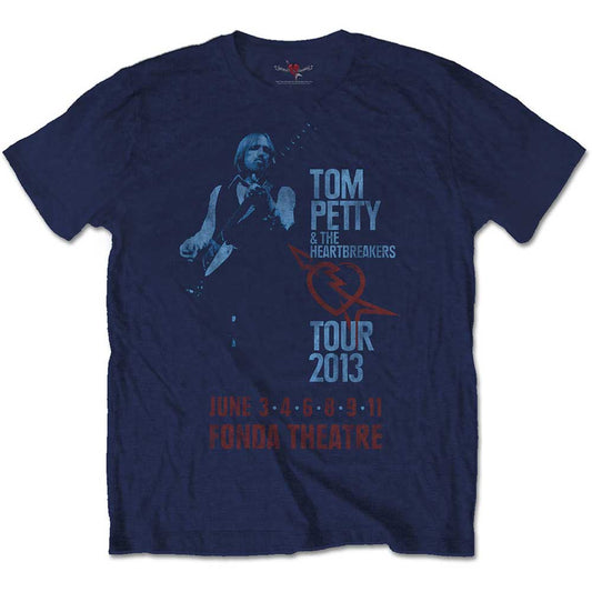 Tom Petty & The Heartbreakers Unisex T-Shirt: Fonda Theatre (Soft Hand Inks) T-Shirt