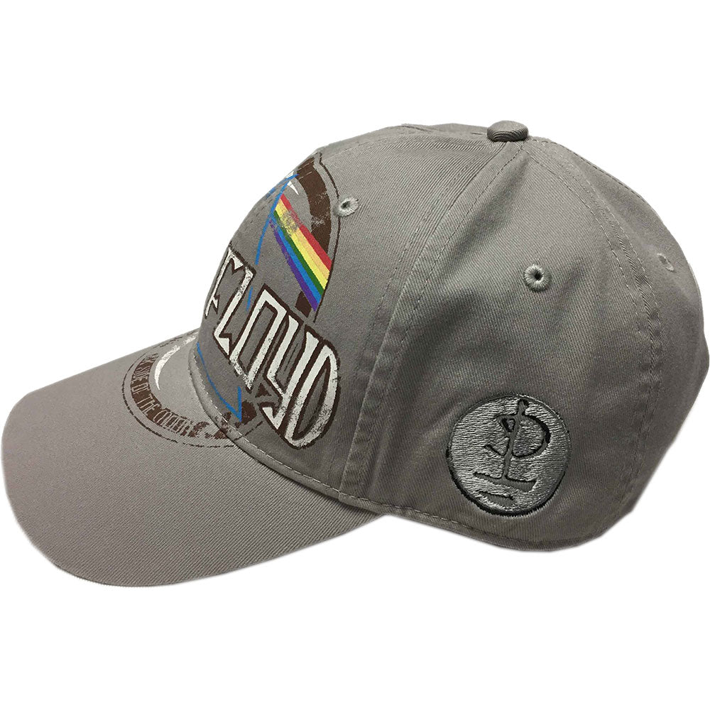 Pink Floyd Unisex Baseball Cap: Dark Side of the Moon Album Distressed (Grey) Baseballpet