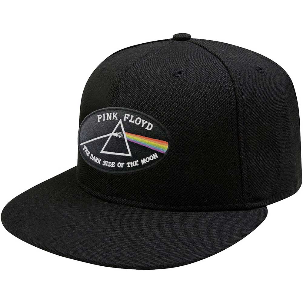 Pink Floyd Unisex Snapback Cap: The Dark Side of the Moon Black Border Snapback-pet