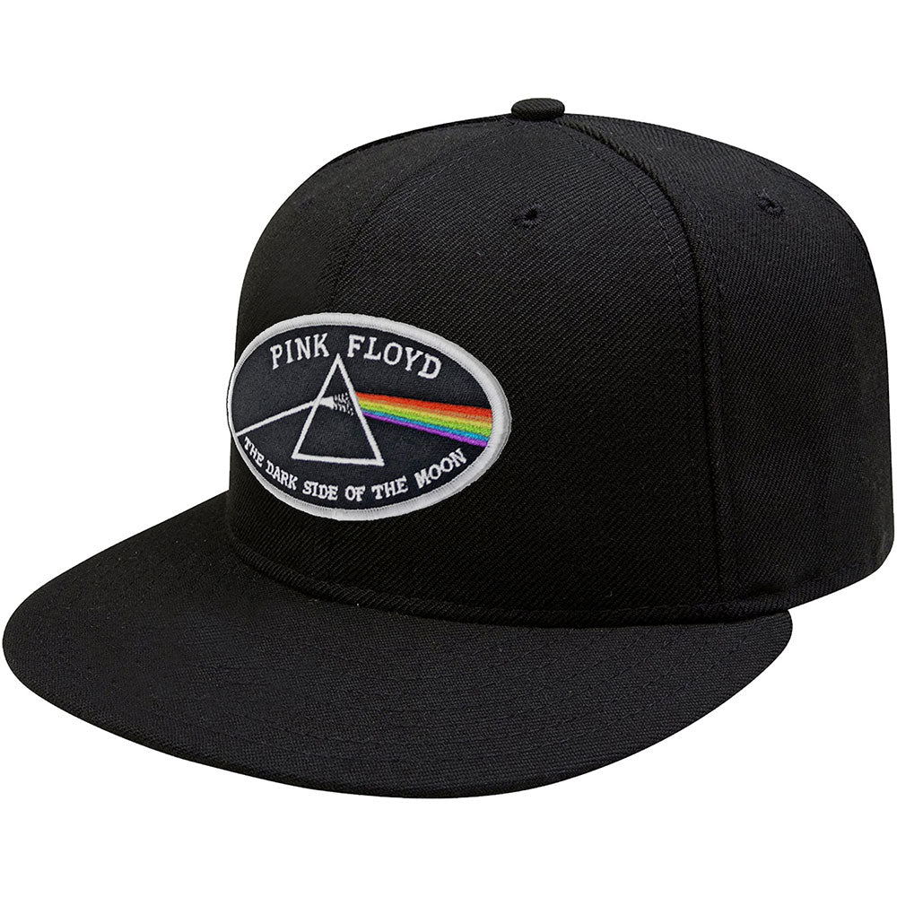 Pink Floyd Unisex Snapback Cap: The Dark Side of the Moon White Border Snapback-pet