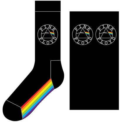 Pink Floyd Unisex Ankle Socks: Spectrum Sole (UK Size 7 - 11) Enkelsokken