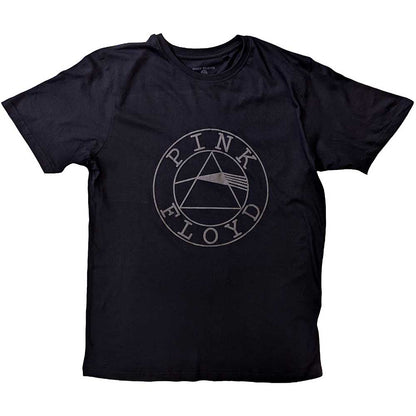 Pink Floyd Unisex Hi-Build T-Shirt: Circle Logo Hi-Build T-Shirt