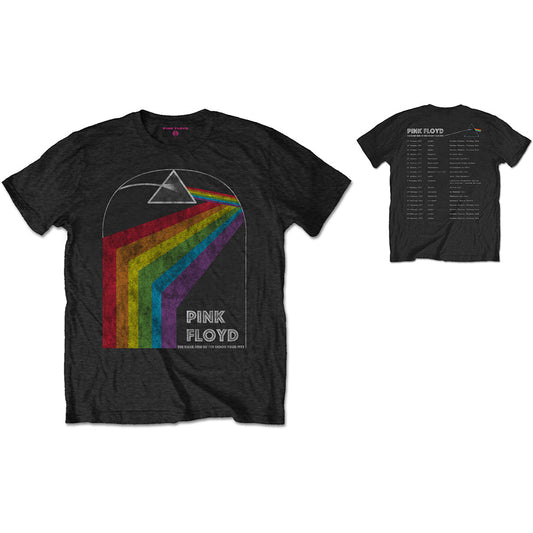 Pink Floyd Unisex T-Shirt: Dark Side of the Moon 1972 Tour (Back Print) T-Shirt