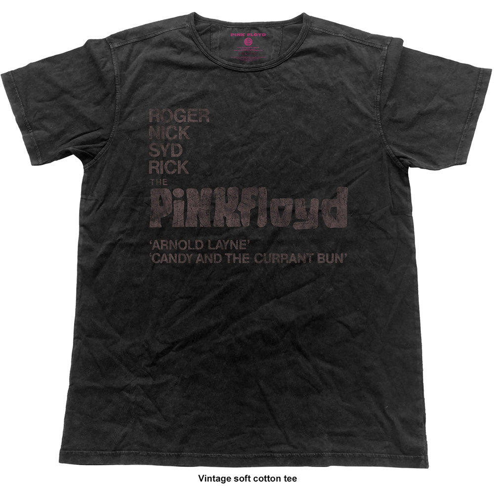 Pink Floyd Unisex Vintage T-Shirt: Arnold Layne Demo Vintage T-Shirt
