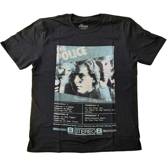 The Police Unisex T-Shirt: Reggatta 8 Track T-Shirt