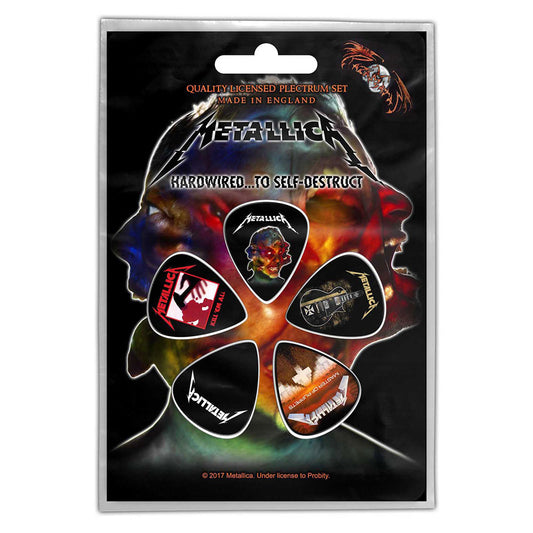 Metallica Plectrum Pack: Hardwired to self-destruct Set plectrums