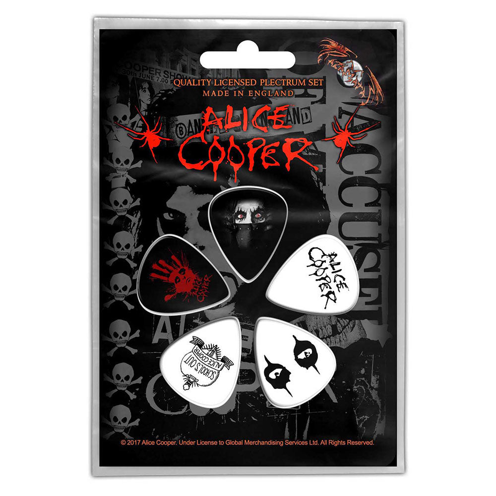 Alice Cooper Plectrum Pack: Eyes Set plectrums