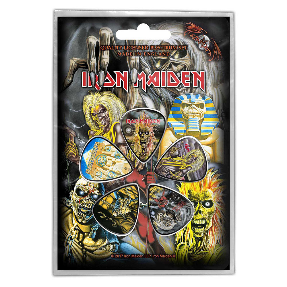 Iron Maiden Plectrum Pack: Early Albums Set plectrums